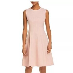 Theory Modern Tea Organic Linen Crunch Wash Dress Pink Ballet - 6